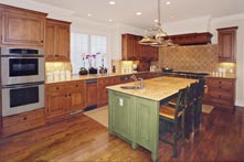 gourmet kitchen